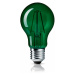 Žiarovka farebná LED 2,5W, E27, zelená, CLA15  240V (OSRAM)