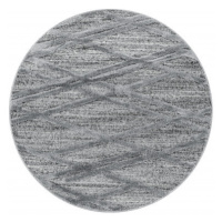 Kusový koberec Pisa 4706 Grey kruh - 200x200 (průměr) kruh cm Ayyildiz koberce