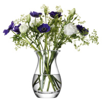 LSA Flower Posy sklenená váza, 17.5cm, číra, Handmade