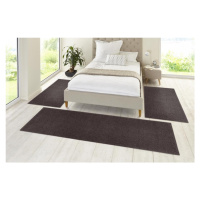 Kobercová sada Pure 102661 Anthrazit - 3 díly: 70x140 cm (2x), 70x240 cm (1x) cm Hanse Home Coll