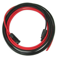 Solárny kábel 6mm2, červený+čierny s konektormi MC4, 2m
