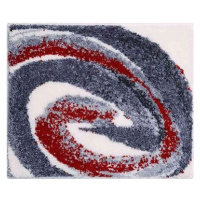 GRUND Colani 42 Kúpeľňová predložka (malá) 50 × 60 cm, sivá červená