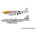 Gift Set letadla A50183 - Messerschmitt Me262 & P-51D Mustang Dogfight Double (1:72)