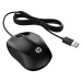 Myš drôtová, HP X1000, čierna, optická, 1200DPI