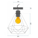 Toolight - Stropná lampa Reno 1xE27 180986D, čierna, OSW-00015