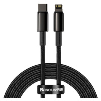 Baseus Tungsten Gold kábel USB-C/Lightning (PD) 20W 2m čierny