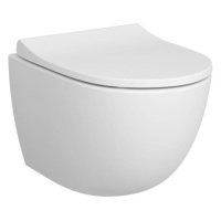 Wc s bidetom závesné VitrA Sento  so zadným odpadom 7747-003-0559