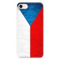 Odolné silikónové puzdro iSaprio - Czech Flag - iPhone 8