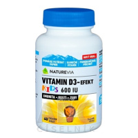 SWISS NATUREVIA VITAMIN D3-EFEKT KIDS 600 I.U.