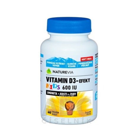 SWISS NATUREVIA VITAMIN D3-EFEKT KIDS 600 I.U.