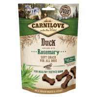 CARNILOVE Dog Semi Moist Snack Duck&Rosemary 200 g, poškodený obal