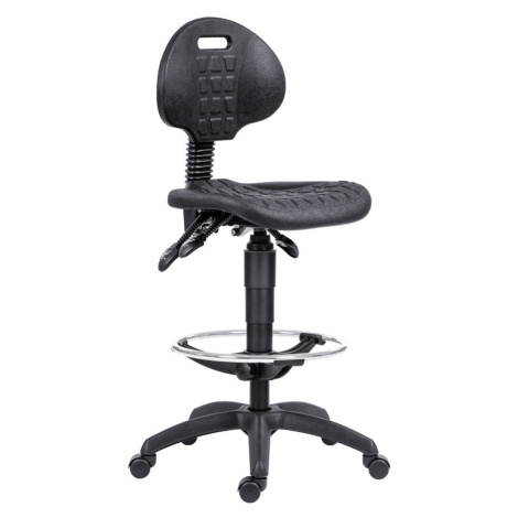 ANTARES dielenská stolička 1290 5050 PU ASYN, plast, extend, kolieska