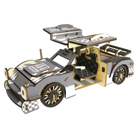 Dřevěné 3D puzzle Sportovní auto