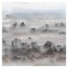 VLADILA Foggy Landscape Pastels - tapeta