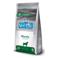 Farmina Vet Life dog obesity veterinárna diéta pre psy 2kg