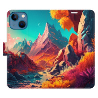 Flipové puzdro iSaprio - Colorful Mountains - iPhone 13 mini