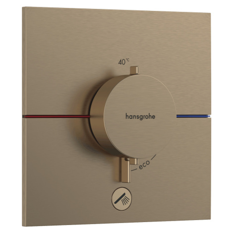 Sprchová batéria Hansgrohe ShowerSelect Comfort E bez podomietkového telesa kartáčovaný bronz 15