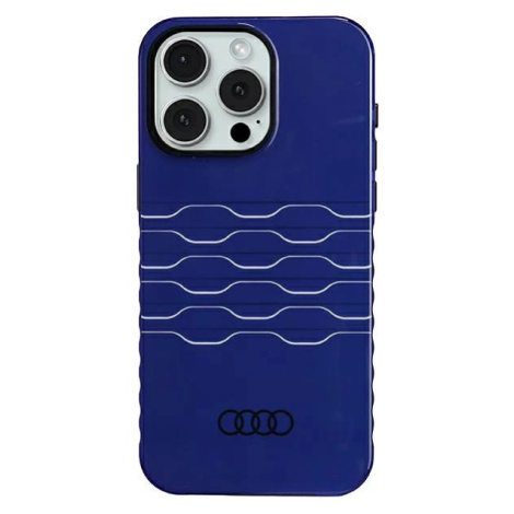 Kryt Audi IML MagSafe Case iPhone 15 Pro Max 6.7" navy blue hardcase AU-IMLMIP15PM-A6/D3-BE (AU-