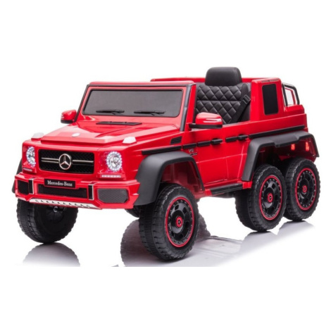 Elektrické autíčko Mercedes G63 4x4 červené