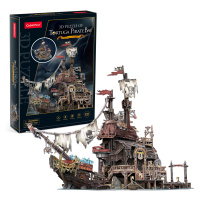 Puzzle 3D Pirátsky prístav Tortuga 218 dielikov