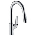 Drezová batéria Hansgrohe Focus s vyťahovacou sprškou chróm 71862000