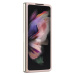 Guess 4G PU Triangle Kožený Kryt pre Samsung Galaxy Z Fold 5, Ružový