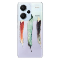 Odolné silikónové puzdro iSaprio - Three Feathers - Xiaomi Redmi Note 13 Pro+ 5G