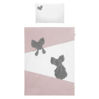 3-dielne posteľné obliečky Belisima Mouse 100/135 ružové