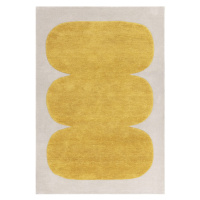 Okrovožltý ručne tkaný vlnený koberec 120x170 cm Canvas – Asiatic Carpets