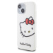 Hello Kitty IML Head Logo Zadný Kryt pre iPhone 15 White