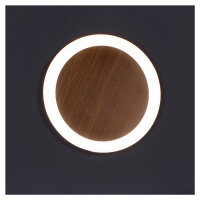 LED nástenné svietidlo Morton 3-Step-dim s efektom dreva 30 cm