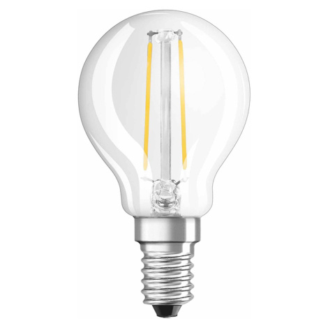 OSRAM kvapková LED E14 2,5W 827 retrofit číra