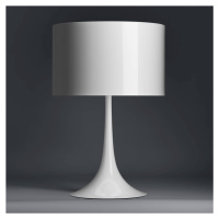 FLOS Spun Light T1 – biela stolná lampa