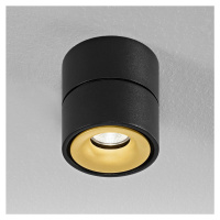 Egger Clippo stropné LED, čierno-zlaté, 3 000 K