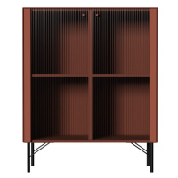 Vitrína v tehlovej farbe 91x111 cm Edge by Hammel – Hammel Furniture