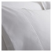 Súprava 2 bielych obliečok na vankúš z bavlneného saténu Bianca Luxury, 50 x 75 cm