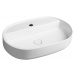 ISVEA - INFINITY OVAL keramické umývadlo na dosku, 60x40cm, matná biela 10NF65060-2L