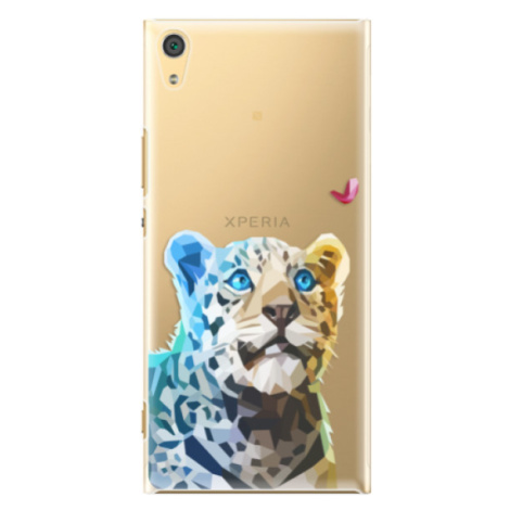 Plastové puzdro iSaprio - Leopard With Butterfly - Sony Xperia XA1 Ultra