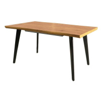 Sconto Jedálenský stôl FRISNU dub/čierna, šírka 120 cm