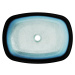 MEXEN - Araks sklenené umývadlo 54x39 cm, modrá 24155447