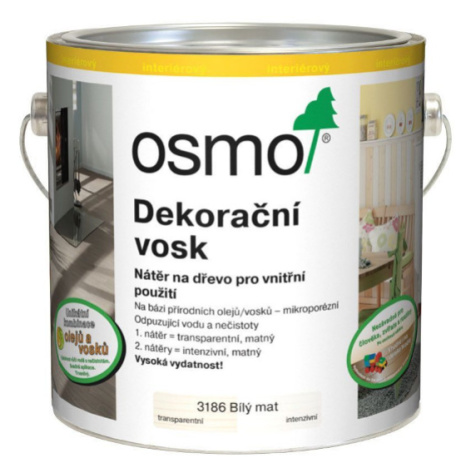 OSMO Dekoračný vosk - intenzívny 375 ml 3104 - červený
