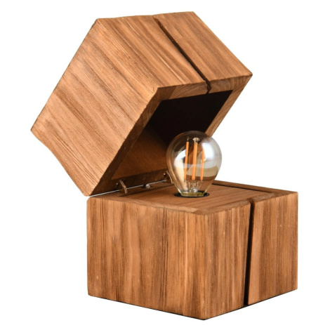 Hnedá stolová lampa (výška 16 cm) Treasure – Trio