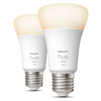 Philips HUE Bluetooth 2x žiarovka LED E27 A60 9,5 W 1055lm 2700K