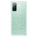 Odolné silikónové puzdro iSaprio - Abstract Triangles 03 - white - Samsung Galaxy S20 FE