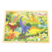 Puzzle na podstavci Viga 44584 48 dielikov - spoznávanie dinosaurov