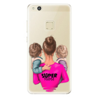 Odolné silikónové puzdro iSaprio - Super Mama - Two Boys - Huawei P10 Lite