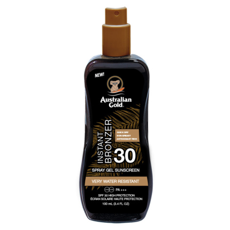 AUSTRALIAN GOLD SPF 30 Spray Gel + Bronzer 100 ml