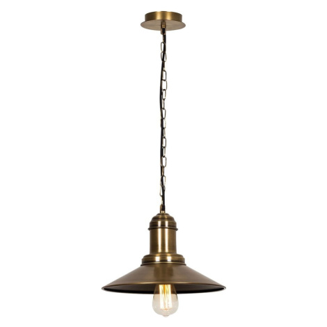 Závesné svietidlo v bronzovej farbe s kovovým tienidlom ø 30 cm Sivani – Opviq lights
