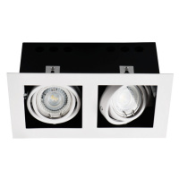 Svietidlo GU10 35W, IP20, biela, BOp-Z, 120x120x91, MERIL DLP-250-W (Kanlux)