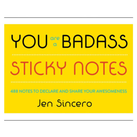 Running Press You Are a Badass Sticky Notes: 488 Notes to Declare and Share Your Awesomeness